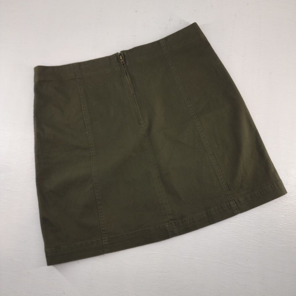 NWT Umgee Size Large | Utility Hunter Green Mini Skirt Goblin Y2K - Picture 4 of 4
